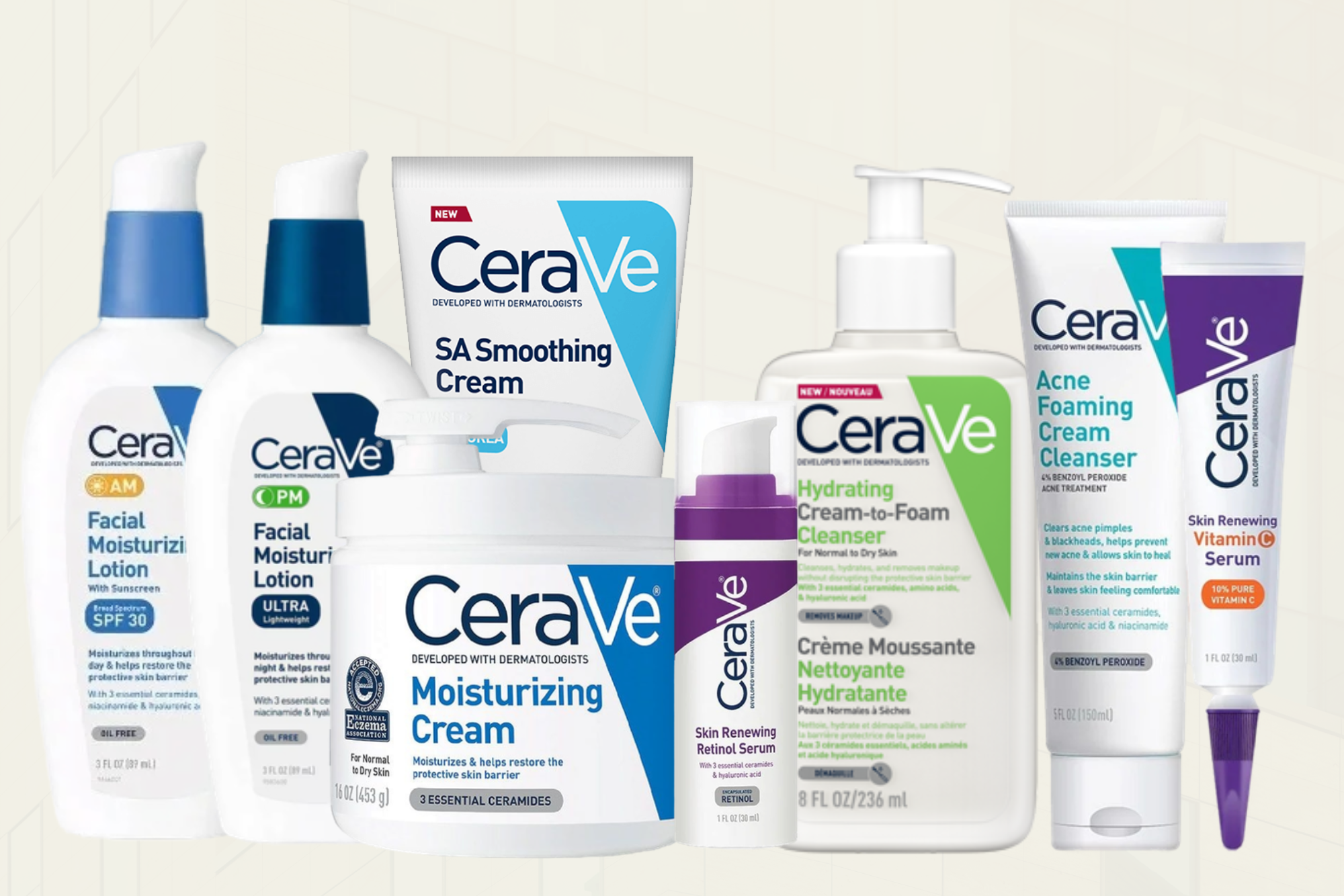 محصولات برند CeraVe